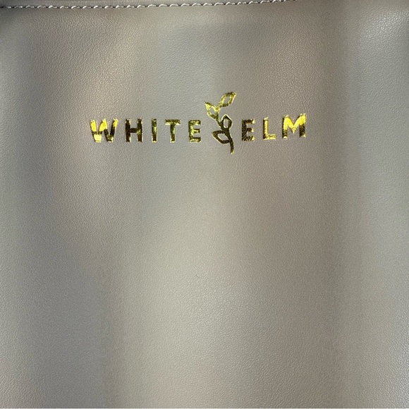 White Elm Aquila Tote Bag Taupe Laptop Bag Travel W/ Padded Crossbody Strap - Picture 4 of 16